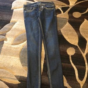 Never Worn Tall Royal Blue Jeans.